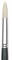 Princeton Snap! Natural Bristle Brush - Round, Long Handle, Size 12